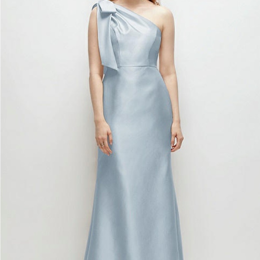 COPY - Alfred Sung D794 One-Shoulder Dress in Mist